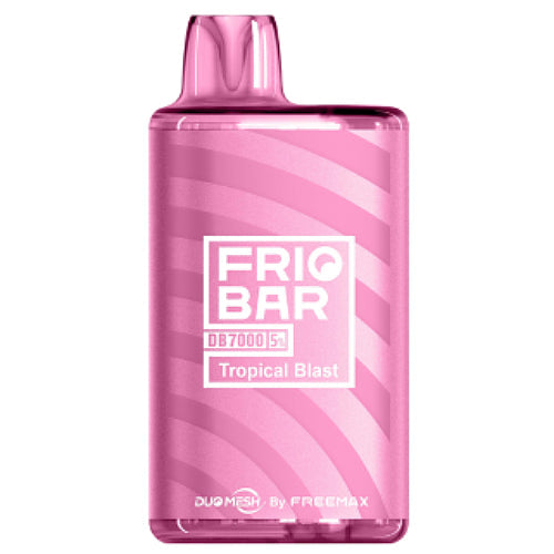 ویپ یک بار مصرف ۷۰۰۰ پاف از برند فریو بار شارژی با طمع توت وحشی و بلوبری- friobar vape 7000puffs blubery