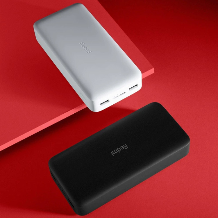 پاوربانک شیائومی مدل Redmi global ظرفیت 20000 میلی آمپرساعت با گارانتی ۶ ماهه شرکتی